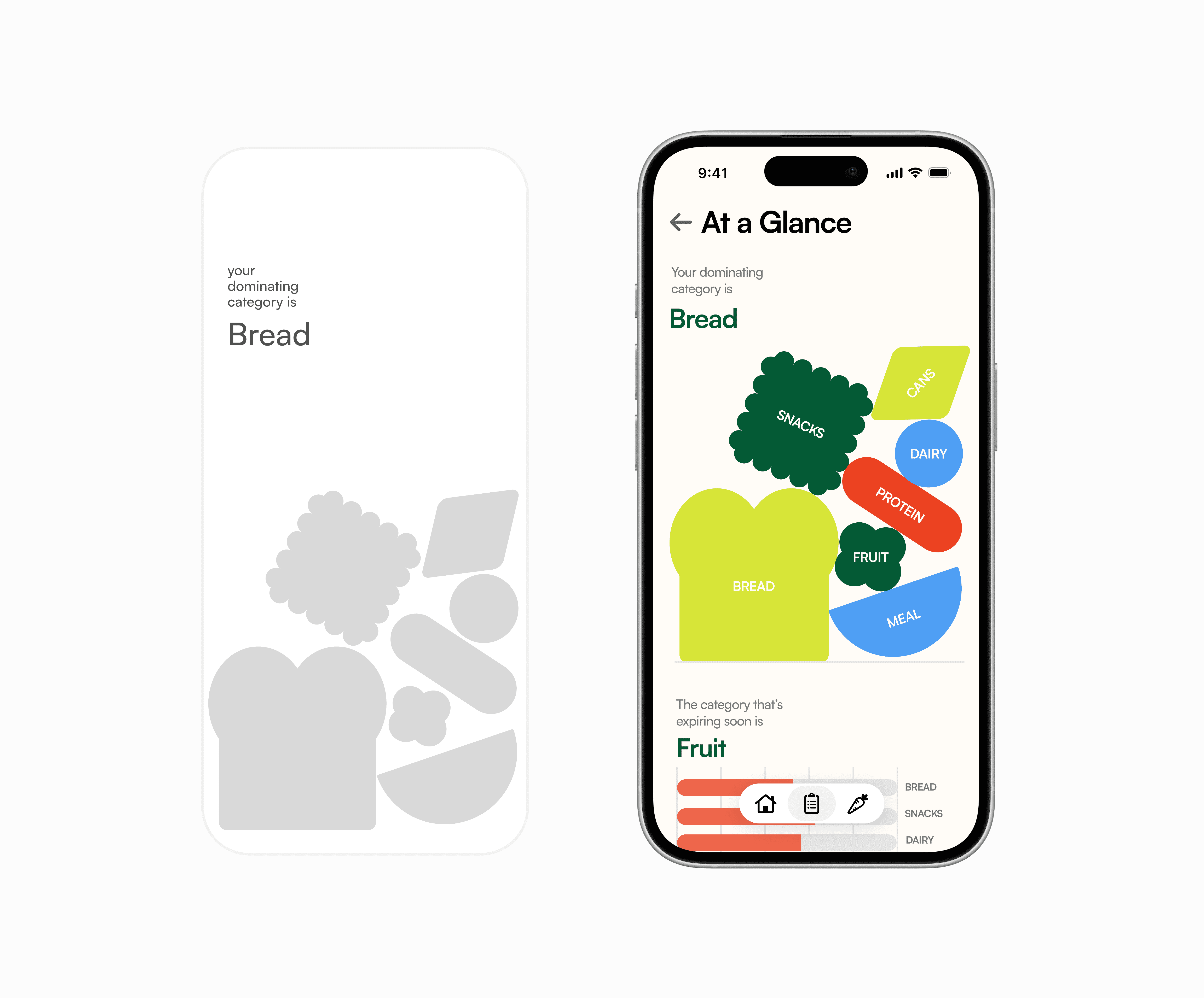 Final abstracted food-inspired shapes